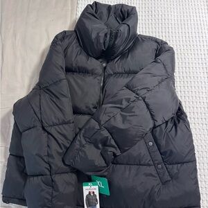 Hudson Black Puffer Jacket XL